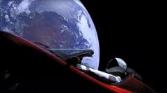 Car in space
