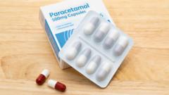 A pack of paracetamol capsules