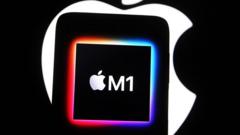애플 M1 칩 로고