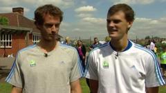 Andy and Jamie Murray