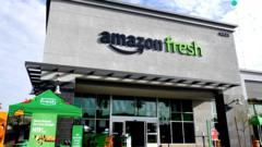Магазин Amazon Fresh в США.