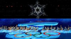 The Winter Olympics closing ceremony
