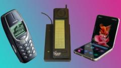Phones through the years