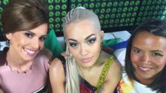 Cheryl Fernandez-Versini, Rita Ora, Leah Boleto