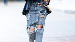 Priyanka Chopra in a pair of ripped jeans