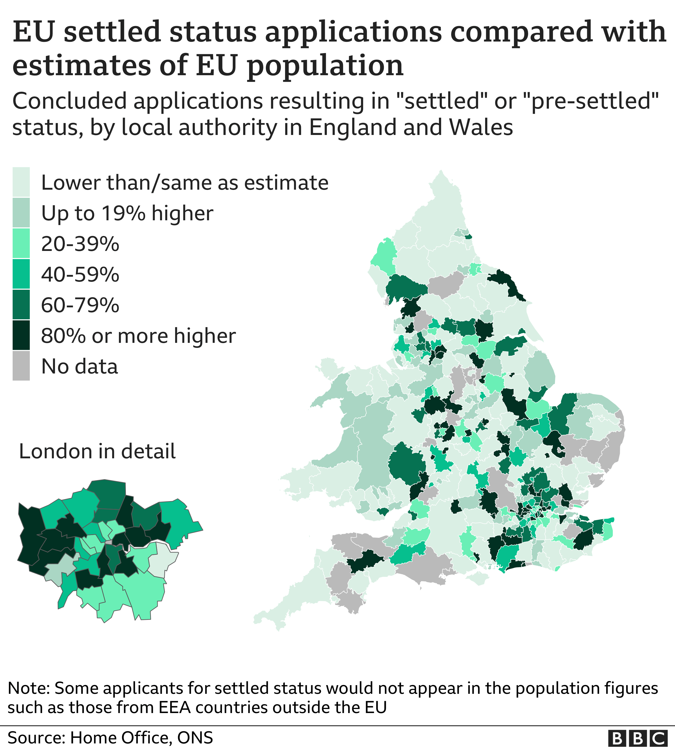 Brexit How Many More Eu Nationals In Uk Than Previously Thought Bbc News 2994