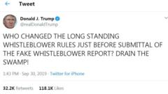 Trump Impeachment: Did The Whistleblower Rules Change? - BBC News