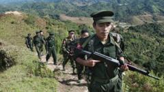 KIA insurgents in Kachin State, 2010 file pic