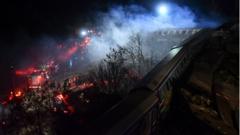 Noticias Chihuahua PAUSA.MX Suman 36 muertos por choque de trenes en Grecia; así quedó la zona del desastre Lugar del accidente