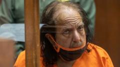 Ron Jeremy appears in court in 2020