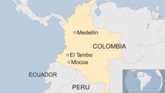 Colombia landslide: Dozens of children among the dead - BBC News