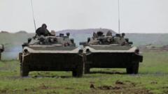 Russia says the units in Crimea and near the border with Ukraine have been on military exercise