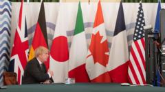 Boris Johnson hosting virtual G7 meeting