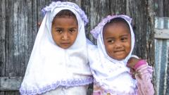 Children on Eid eve in Fort Dauphin, Madagascar