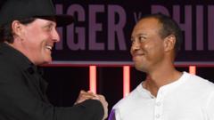 Phil Mickelson and Tiger Woods