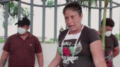 An angry lady in Guayquil, Ecuador
