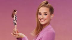 Rose Ayling-Ellis with Barbie