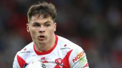 Saints’ Welsby to miss eight weeks through injury