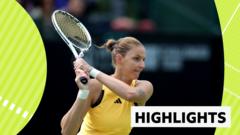 Pliskova edges past Parry to reach Nottingham Open final