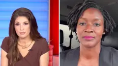 Helena Humphrey is talking to Angie Nixon.