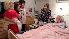 Magic moment for five generations of same family