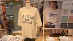 Falkirk and North Lanarkshire T-shirts become fashion hits in Japan