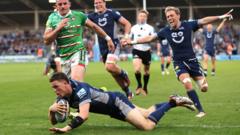 Sale keep play-off hopes alive with bonus-point win