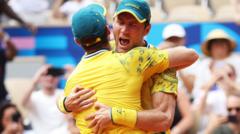 Australia's Ebden & Peers win men's doubles gold