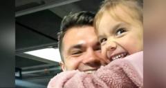 Erik se reunió con su hija en EE.UU.