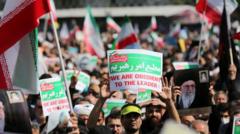 pro-goment Iran protesters