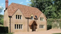 Ruined manor house inspires new luxury homes