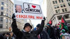 Comment les manifestations universitaires américaines montrent que le conflit à Gaza menace la réélection de Biden