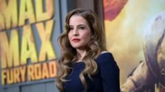 Presley appear for di 2015 premiere of Mad Max: Fury Road - her daughter Riley Keough act for di feem 