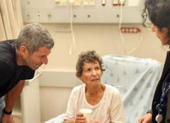 Lifschitz en las primeras fotografías publicadas tras su liberación.