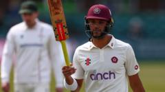 Northants make solid start against Leicestershire