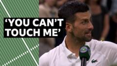 Djokovic expresses frustration to 'disrespectful' Rune supporters