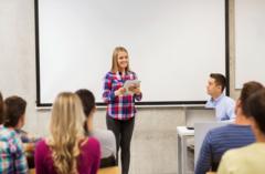 Students in a classroom in Estonia