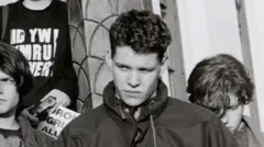 A black and white picture of a young Run ap Iorwerth