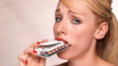 Mujer con hipocondria