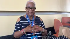 Deloris Hudson, an Ohio delegate to the DNC