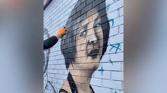 Gavin and Stacey mural covers homeowner’s wall