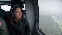 Brazil floods: On board a rescue helicopter