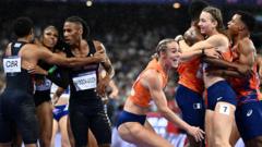 GB claim mixed relay bronze as Netherlands win thriller