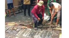Batu nisan dari makam kuno Tionghoa di Semarang dijadikan penutup selokan - Bagaimana kronologinya dan mengapa menjadi kontroversi?
