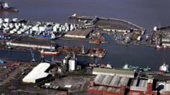UK ports 'choked' by shipping fumes, study claims