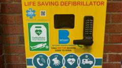 Unregistered defib unable to help heart attack man