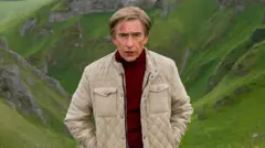 Alan Partridge in the English countryside