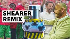 ‘Pressure is for tyres’ – Shearer’s comms remixed