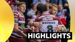Wigan extend lead at top with derby win over Saints