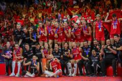 Brüksel'deki Avrupa Şampiyonluğu'nun kutlandığı anlar